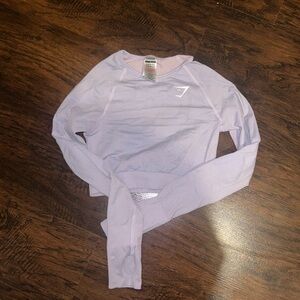 Gymshark Light Purple Long Sleeve Top